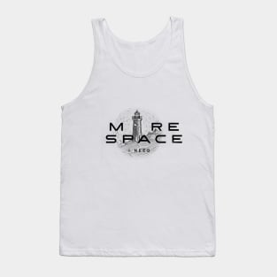 Lighthouse Minimalist Design with Mountain Tank Top